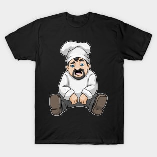 Chef with Chef's hat & Beard T-Shirt